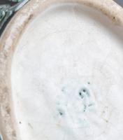 Gorka Iparművészeti Vállalat halas váza és kiöntő 2 db. Csurgatott mázas, jelzett, hibátlan 21 cm