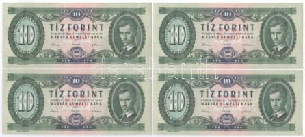 1962. 10Ft (9x sorszámkövető: A085 264661 - A085 264669) T:I-
Adamo F6