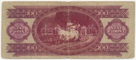 1947. 100Ft "B 272 046643" T:III- firka
Adamo F27