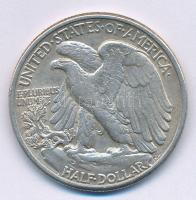 Amerikai Egyesül Államok 1944. 1/2$ Ag "Walking Liberty" T:2,2-
USA 1944. 1/2 Dollar Ag &...