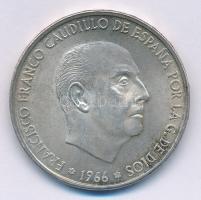 Spanyolország 1966. (68) 100P Ag Franco T:2  Spain 1966. (68) 100 Pesetas Ag Franco C:XF  Krause KM#797