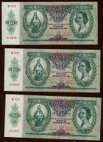 1936. 10P (3x) benne papírránccal! T:I