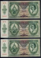 1936. 10P (3x) benne papírránccal! T:I