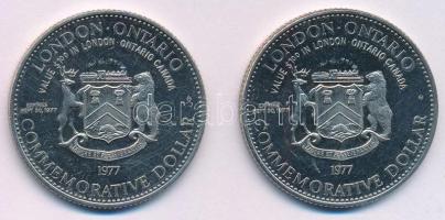 Kanada / Ontario 1977. 1$ "John Graves Simcoe Lieutenant-Governor / Value $1 in London, Ontario...