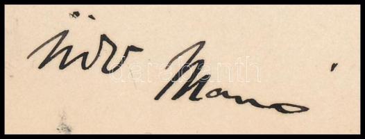 1904 Kertész Manó (1881-1942) magyar finnugrista, nyelvész autográf saját versét idéző magyar és ném...