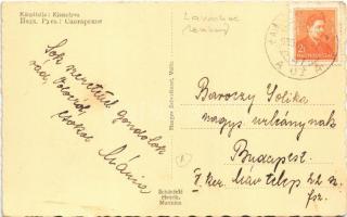 1939 Kisszolyva, Szkotárszke, Skotarska; vasúti híd, viadukt / railway bridge, viaduct + kétnyelvű b...