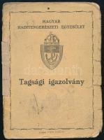 cca 1918-54 össz. 4 db haditengerészettel kapcsolatos irat, okmány ugyanazon zsidó származású személ...