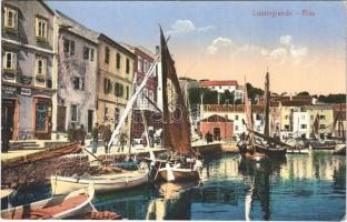 Veli Losinj, Lussingrande; Riva, Maggi / port, ships, üzletek / kikötő, hajók, shops