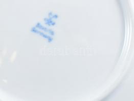 Tirschenreuth hagyma mintás leveses tányér aljjal 5 db. Máz alatti kék festéssel. Jelzett, hibátlan