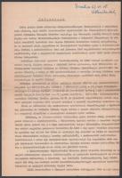 1962-1967 Zsolt Róbert útlevélkérelméhez írt önéletrajza, 3 db