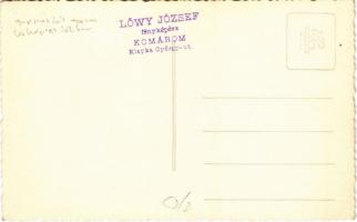 Komárom, Komárnó; Géppuskás katonák kiképzés közben / machine gun unit during training. Lőwy József ...