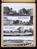 80 db MODERN román képeslap albumba beragasztva / 80 modern Romanian postcards glued in album