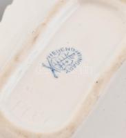Herendi Viktória mintás porcelán tálka. Kézzel festett, jelzett kopásokkal 15x8,5 cm