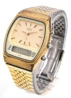 Citizen retro kvarc karóra. Elem nélkül. fém szíjjal. 35x45mm