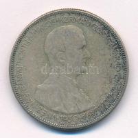 1930. 5P Ag "Horthy jobbra" T:3 patina Adamo P8