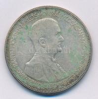 1930. 5P Ag Horthy jobbra T:2- patina Adamo P8