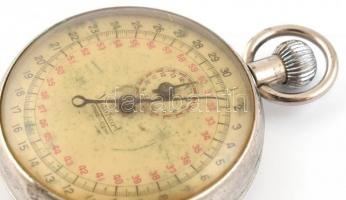 Hanhart stopper, számlap foltos, működik, d: 5 cm