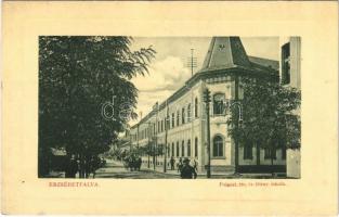 1917 Budapest XX. Pestszenterzsébet, Pesterzsébet, Erzsébetfalva; Polgári fiú és leány iskola. W.L. Bp. 7556. Matkovich A. kiadása