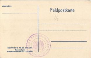 Kriegsausstellung der K.u.K. II. Armee Lemberg 1916 / WWI Austro-Hungarian K.u.K. military art postc...