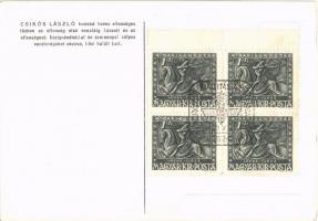 Csikós László honvéd heves ellenséges tűzben az ellenség első vonaláig kúszott és az ellenségnek kéz...