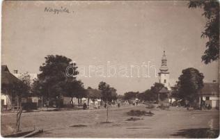 Nagyida, Velká Ida; tér, templom / square, church. photo (fl)