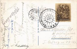 1938 Érsekújvár, Nové Zámky; Szokol palota, étterem / Sokolovna, restaurant + "1938 Érsekújvár ...