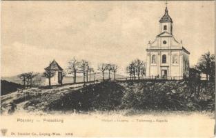 Pozsony, Pressburg, Bratislava; Tiefenweg Kapelle / Mélyúti kápolna / chapel