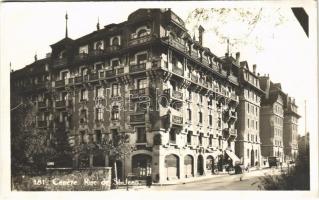 1929 Geneve, Geneva, Genf; Rue de St.-Jean / street view, automobile