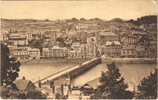 1913 Bideford, bridge, coal depot (EK)