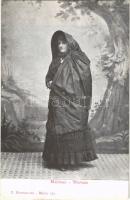 Maltese folklore, Maltese woman. C. Bornaccini (EK)