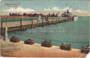 1920 Balatonfüred, Gőzhajó kikötő (EM)