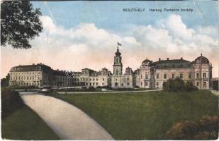 1929 Keszthely, Herceg Festetics kastély (vágott / cut)