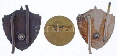 ~1970-1980. "Egység Bajnokság" labdarúgó műgyantás jelvény ezüst és bronz fokozata + &quot...