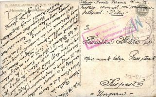 Heimwärts nach erfüllter Pflicht. Unsere K.u.K. Kriegsmarine Nr. 104. / Austro-Hungarian navy postac...