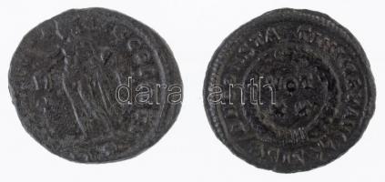 Római Birodalom / Siscia / I. Constantinus 321-324. AE Follis (3,26g) + I. Constantinus 310-313. AE ...