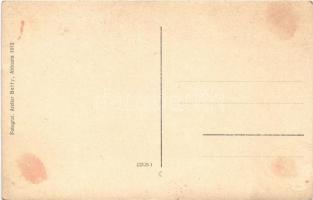 1912 Abbazia, Opatija; hajókiránduló urak / gentlemen on a boat trip. Atelier Betty photo