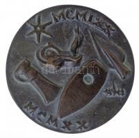 Csúcs Ferenc (1905-1999) 1970. "Nagyházy János - Debrecen" Br emlékérem peremén "13(?...