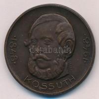 Sóváry János (1895-1966) 1948. Kossuth 1848-1948 egyoldalas Br emlékérem (41,5mm) T:1-,2