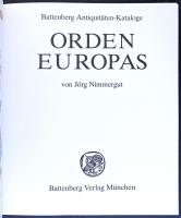 Jörg Nimmergut: Orden Europas. Battenberg, München, 1981. Újszerű állapotban