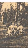 Gyónás utáni ima. Stempien János főhadnagy. Hadifénykép Kiállítás / WWI Austro-Hungarian K.u.K. military, soldiers prayer after confession