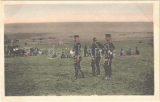 Biwak (Bivouac) / WWI Austro-Hungarian K.u.K. military camp with officers. B.K.W.I. 828-6.