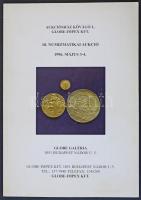Aukciósház Kővágó L. - Globe-Impex Kft. 10. Numizmatikai Aukció, 1996. május 3-4. Árverési katalógus használt, szép állapotban.