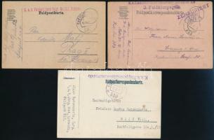 8 db I. világháborús osztrák magyar + 2 db II. világháborús német tábori posta küldemény