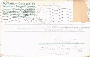 1914 WWI Austro-Hungarian K.u.K. military art postcard (EM)