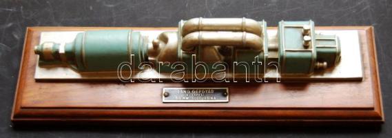 Láng Gépgyár Gőzturbina makett 32 cm széles