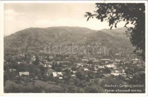 1939 Rahó, Rachov, Rahiv, Rakhiv; Celkovy pohled / látkép. E. Schönfeld kiadása / general view (EK)