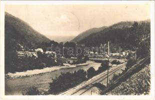 Terebesfejérpatak, Terebes (Trebusa), Dilova, Dilove (Máramaros); Üveggyár, vasútvonal, híd / glass factory, railway line, bridge (fa)