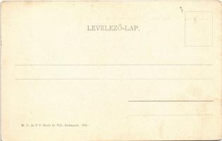 Budapest V. Városház tér, üzletek. M. T. és F. I. Koch és Pór kiadása (EK)