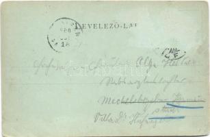 1900 Budapest I. A Duna Buda és Pest között, Tabán, Döbrentei tér, piac, Lánchíd. Schmidt Edgar kiad...