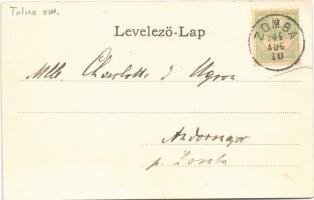 1904 Zomba, Paradicsompuszta, Dőry kastély. Üdvözlet Paradicsomból (b)